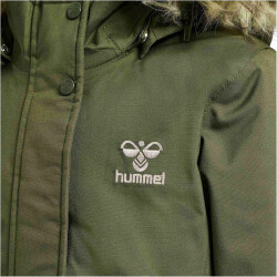 hummel hmlALMA TEX Regenmantel Mädchen 6453 - olive night 104