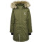 hummel hmlALMA TEX Regenmantel Mädchen 6453 - olive night 104