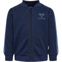 hummel hmlWULBATO Zip Sweatjacke Kinder 1009 - black iris 80