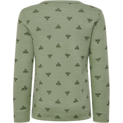 hummel hmlVILMO Langarmshirt Kinder 7400 - oil green 92
