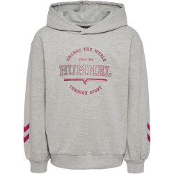 hummel hmlELENA Hoodie Mädchen 2010 - light grey melange 104