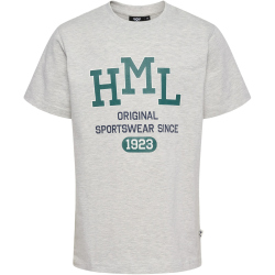 hummel hmlLUCAS T-Shirt Jungen 2010 - light grey melange 104