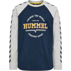 hummel hmlASHER Langarmshirt Jungen 7459 - dress blues 104