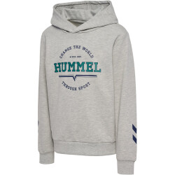 hummel hmlASHER Hoodie Jungen 2010 - light grey melange 104