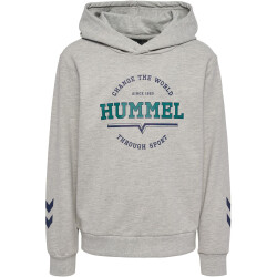 hummel hmlASHER Hoodie Jungen 2010 - light grey melange 104