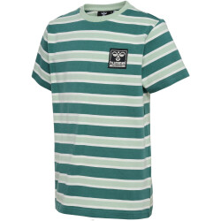 hummel hmlWESTON T-Shirt Jungen 6117 - silt green 104