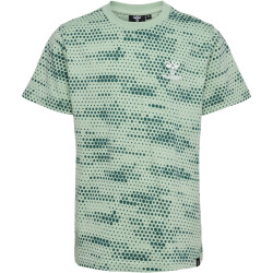 hummel hmlCOLTON T-Shirt Jungen 6117 - silt green 104