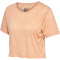 hummel hmlMT IRIS Burnout Crop T-Shirt Damen 3037 - almost apricot XS
