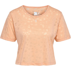hummel hmlMT IRIS Burnout Crop T-Shirt Damen 3037 - almost apricot S