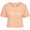 hummel hmlMT IRIS Burnout Crop T-Shirt Damen 3037 - almost apricot S