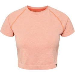 hummel hmlCI Cropped Seamless T-Shirt Damen 4409 - canyon sunset melange XS