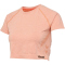 hummel hmlCI Cropped Seamless T-Shirt Damen 4409 - canyon sunset melange XS