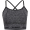hummel hmlTE CAMI Seamless Sport-BH Damen 2508 - black melange XS