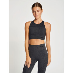 hummel hmlMT HANA 2.0 Seamless Sport-BH Damen 2508 - black melange XS