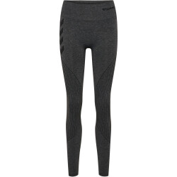hummel hmlMT HANA 2.0 Seamless Mid-Waist Tights Damen 2508 - black melange XS