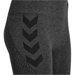 hummel hmlMT HANA 2.0 Seamless Mid-Waist Tights Damen 2508 - black melange XS