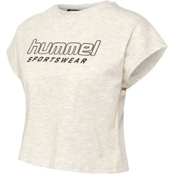 hummel hmlLGC JUNE T-Shirt Damen 5142 - tofu melange XS