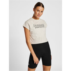hummel hmlLGC JUNE T-Shirt Damen 5142 - tofu melange M