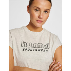 hummel hmlLGC JUNE T-Shirt Damen 5142 - tofu melange M