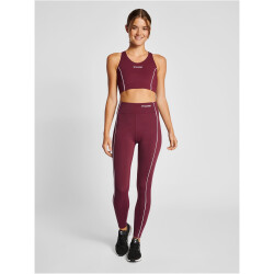 hummel hmlMT FLASH High-Waist Tights Damen 4333 - zinfandel XS