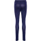 hummel Staltic Poly High-Waist Tights Damen 7220 - marine/paisley purple XS