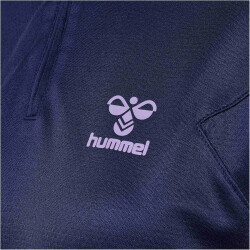 hummel Staltic Poly langarm 1/2-Zip Sweatshirt Damen 7220 - marine/paisley purple XS