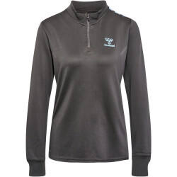 hummel Staltic Poly langarm 1/2-Zip Sweatshirt Damen 1025...