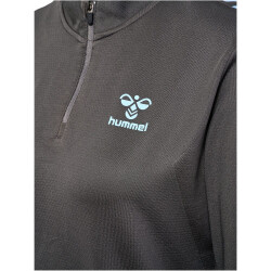 hummel Staltic Poly langarm 1/2-Zip Sweatshirt Damen 1025 - magnet M