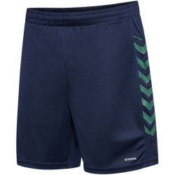 hummel Staltic Poly Shorts Herren 7209 - marine/duck green 3XL