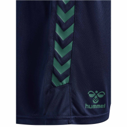 hummel Staltic Poly Shorts Herren 7209 - marine/duck green 3XL