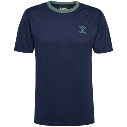 hummel Staltic Poly Trikot Herren 7209 - marine/duck green S