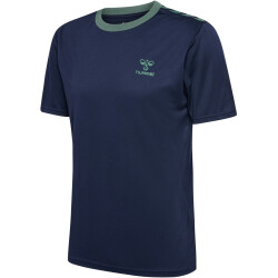 hummel Staltic Poly Trikot Herren 7209 - marine/duck green M