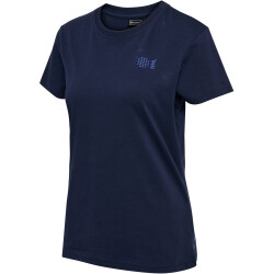 hummel Court T-Shirt Damen 7026 - marine XS