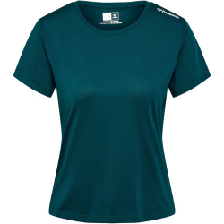 hummel hmlMT AURA Mesh T-Shirt Damen 6470 - deep teal XS