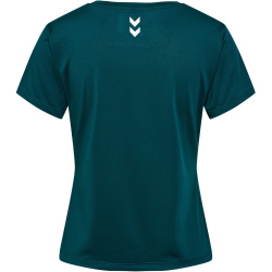 hummel hmlMT AURA Mesh T-Shirt Damen 6470 - deep teal XS