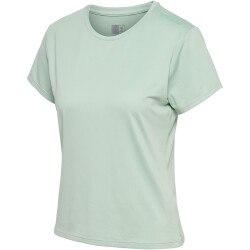 hummel hmlMT AURA Mesh T-Shirt Damen 6117 - silt green XS