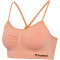 hummel hmlCI Seamless Scrunch Sport-BH Damen 4409 - canyon sunset melange XS