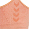 hummel hmlCI Seamless Scrunch Sport-BH Damen 4409 - canyon sunset melange XS