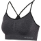 hummel hmlCI Seamless Scrunch Sport-BH Damen 2508 - black melange XS