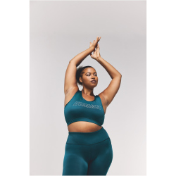 hummel hmlTE CURVY Sport-BH Plus Damen 6470 - deep teal XL