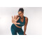 hummel hmlTE CURVY Sport-BH Plus Damen 6470 - deep teal XL