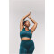 hummel hmlTE CURVY Sport-BH Plus Damen 6470 - deep teal XL