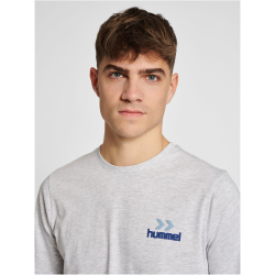 hummel hmlLGC ROWAN T-Shirt Herren 2926 - grey melange/blue nights S
