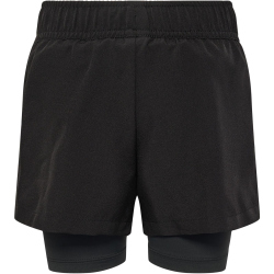 hummel hmlPURE 2in1 Shorts M&auml;dchen 2001 - black 128