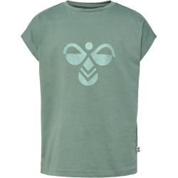 hummel hmlDIEZ T-Shirt Mädchen 6575 - laurel wreath 164