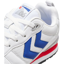 hummel Monaco 86 Perforated Sneaker 9253 - white/blue/red 39