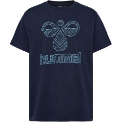 hummel hmlSOFUS T-Shirt Jungen 1009 - black iris 140