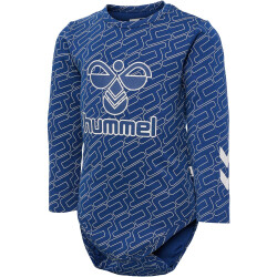 hummel hmlKAMARI langarm Baby-Stramplers 7017 - navy...