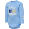 hummel hmlOUEN langarm Baby-Stramplers 7932 - dusk blue 56