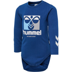 hummel hmlOUEN langarm Baby-Stramplers 7017 - navy peony 56